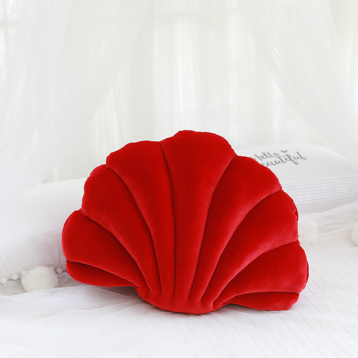 Modern Simulation Shell Pillow Cushion Doll Nap Pillow for Cozy Home