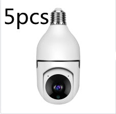 WLAN KAMERA 1080P Glühbirne 4-fach Zoom Kamera E27 Zuhause 5G WLAN Alarm Monitor
