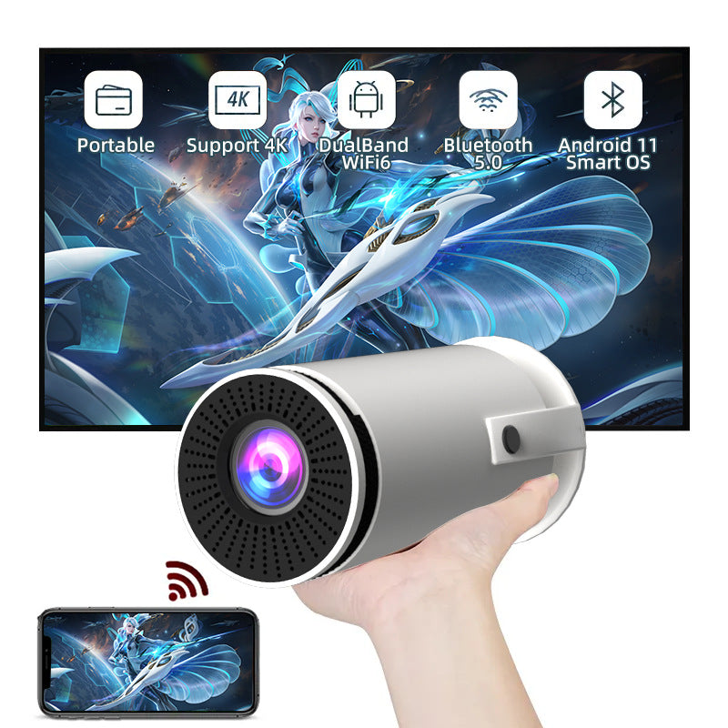 Barrel Machine Hy300 Écran de projection AnzhuoHD intelligent Recommander projecteur pour la maison