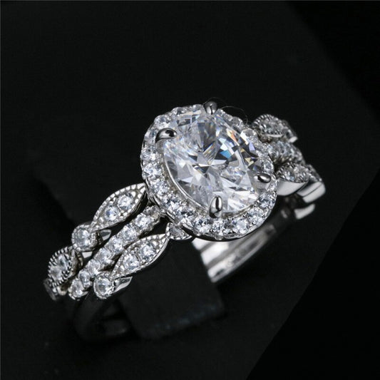 925 Sterling Silver Oval Ring