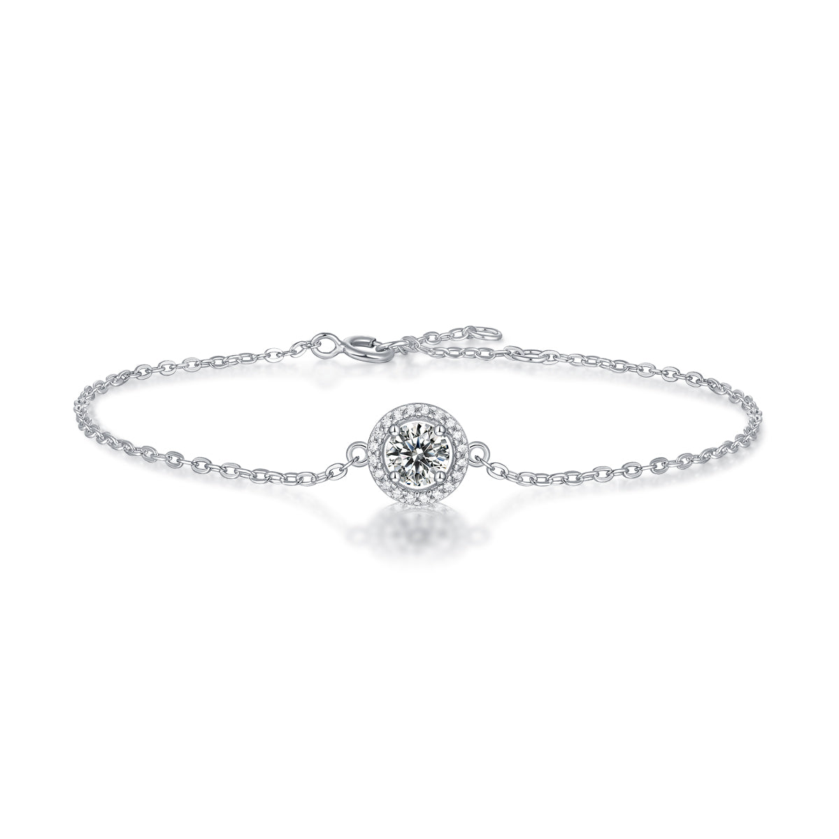 Luxury Bracelet - Set With Top-Quality Moissanite, Fashionable And