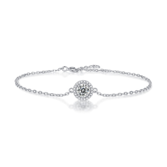 Luxury Bracelet - Set With Top-Quality Moissanite, Fashionable And