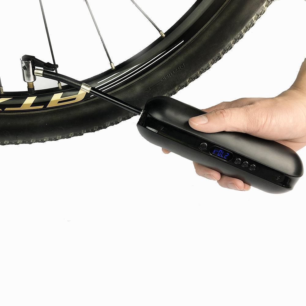 Gonfleur électrique pour vélo, sans fil et rechargeable, pour pneus de vélo de route, voiture, 150 PSI