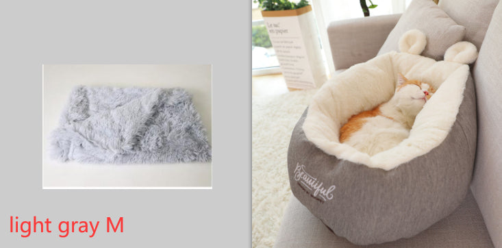 Lit pour chien Oreiller Doux Sac de Couchage Coussin Niche pour Chiot
