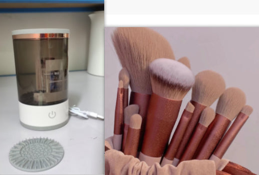 Women Lidschatten Pinsel Reinigungsgerät Tragbarer Elektrischer Make-up Pinsel Reiniger Mit USB-Aufladung Automatischer Kosmetikpinsel