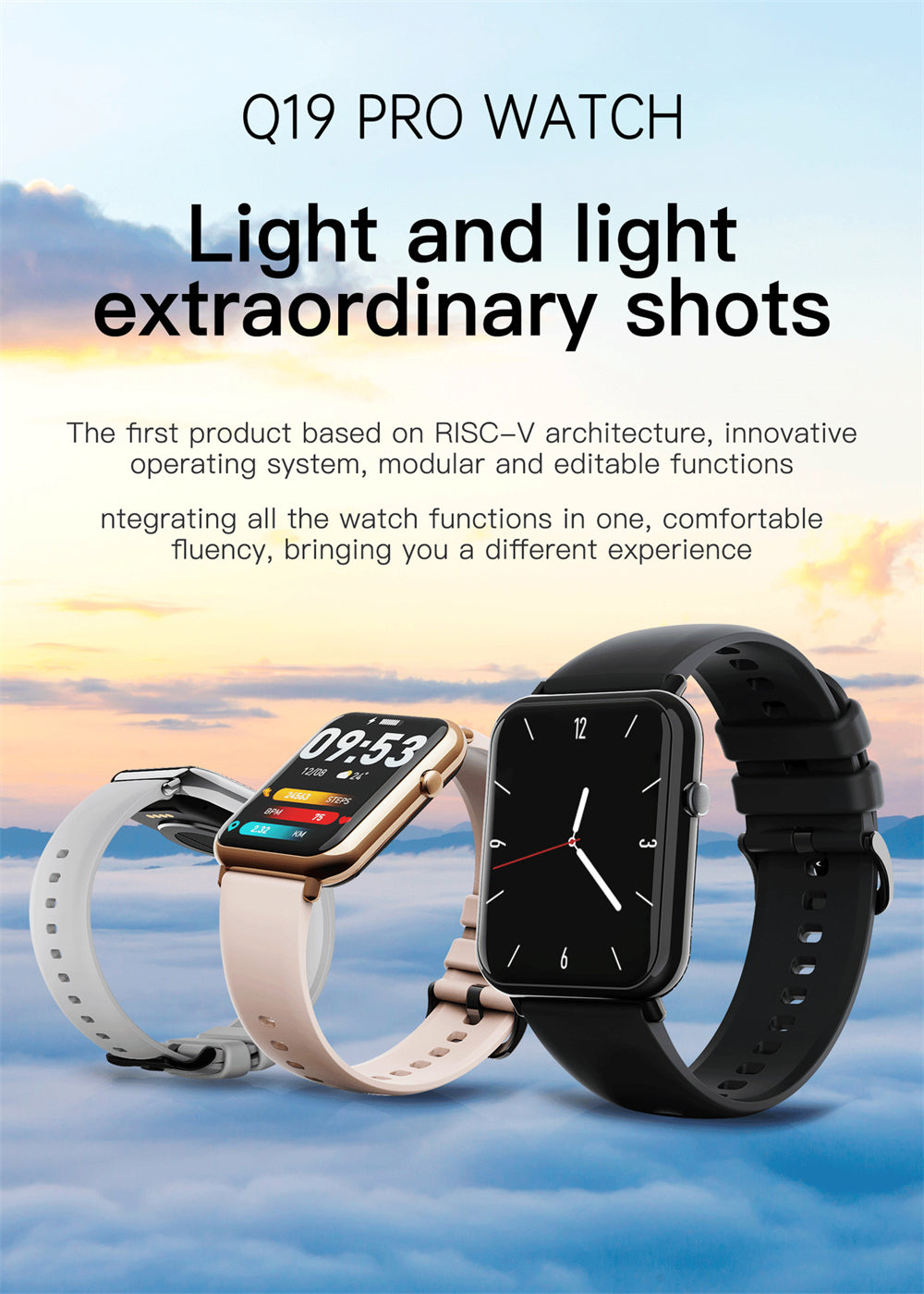 Trendy Smart Waterproof Watch for Modern Living