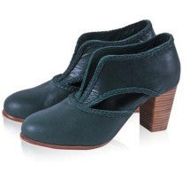 Spitze High Heels Lederstiefel mit seitlichem Reißverschluss