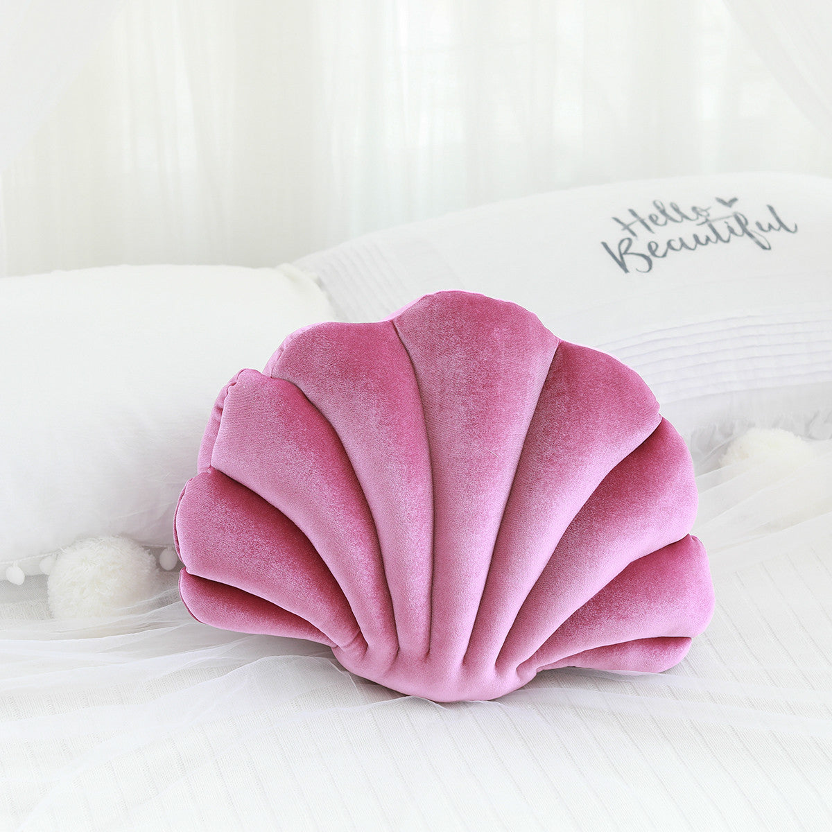 Modern Simulation Shell Pillow Cushion Doll Nap Pillow for Cozy Home