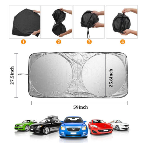 Trendy Car Window Sunshade Sun Shade Visor Windshield Cover Auto Car