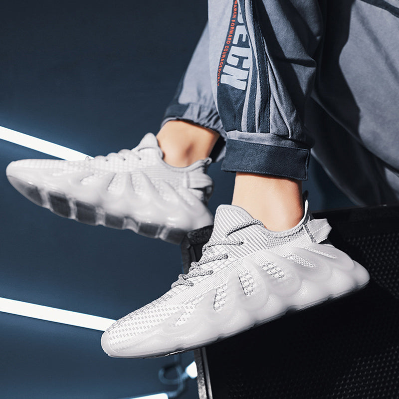 Baskets tendance à semelle ondulée pour hommes