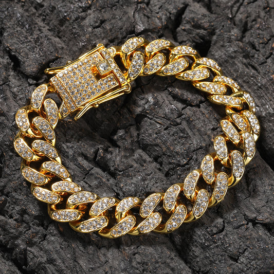 Men's Fashion Personality Alloy Cuban Bracelet