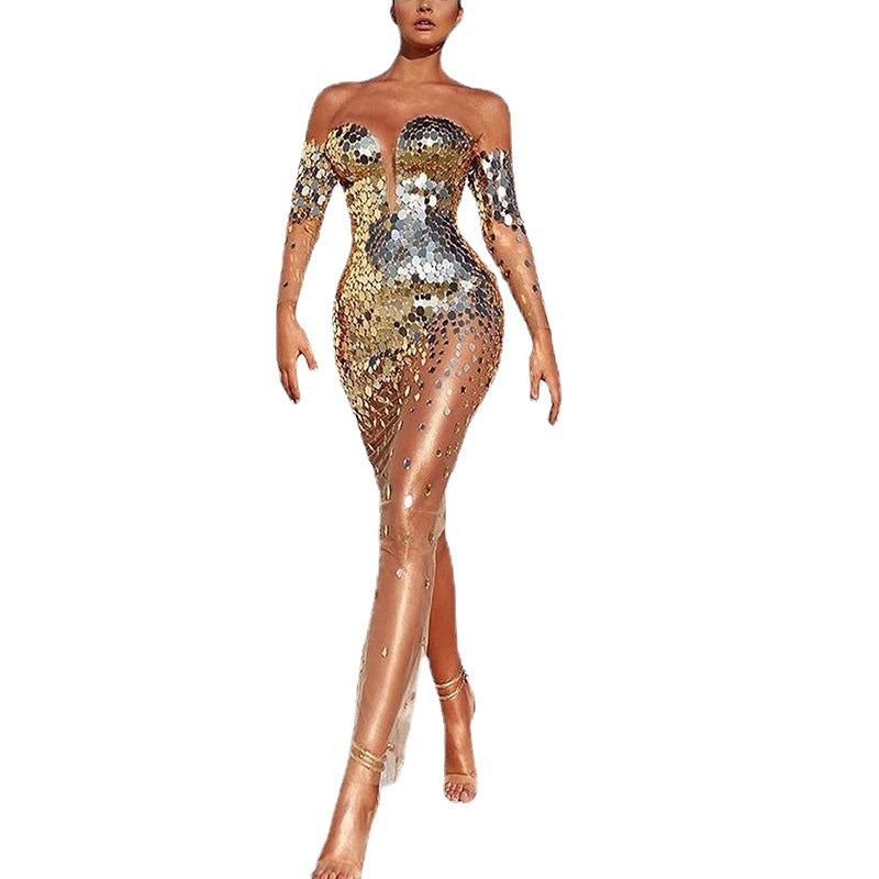 Elegantes Feenbankett Temperament Kleid