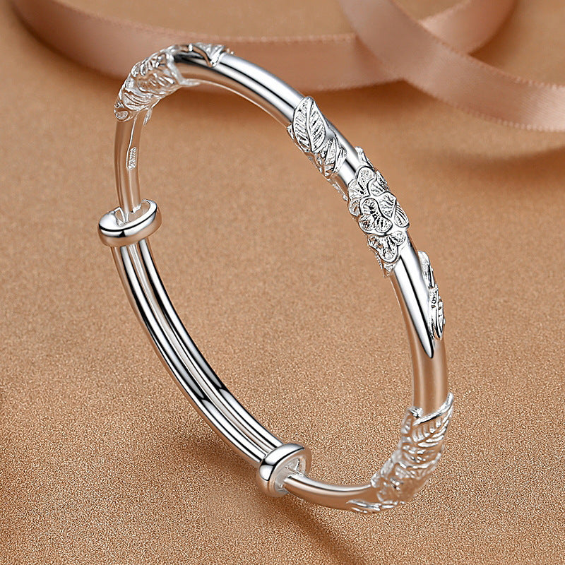 Fashion Solid Sterling Silver Bracelet