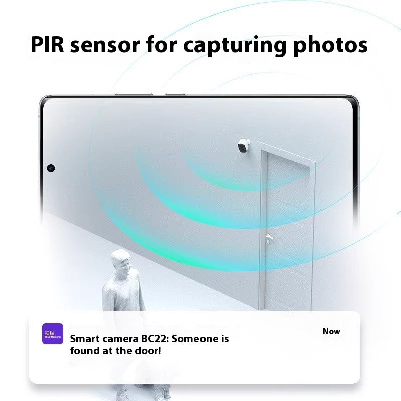 Trendy Battery Surveillance Camera Wireless Wifi Connection Mobile Ph
