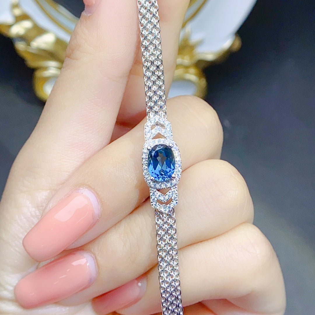 Bijoux en topaze naturelle pour bracelets femme