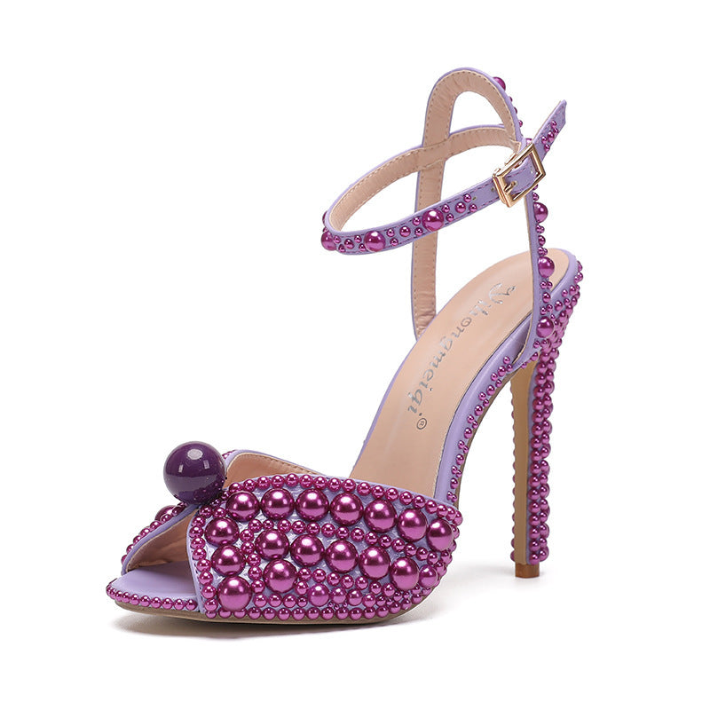 PU Damenschuhe mit hohen Absätzen