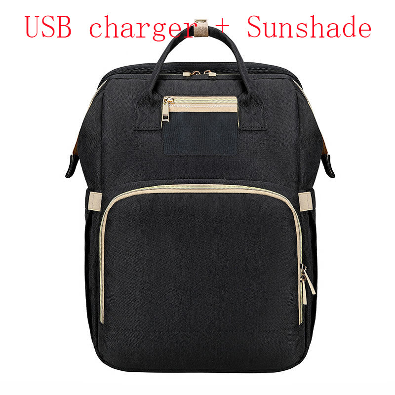 Tragbares faltbares Babybett, Multifunktionale Wickeltasche