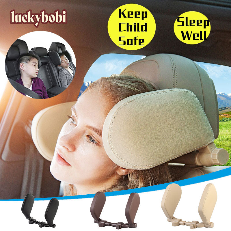 Oreiller de tête de siège auto Repose-tête de voyage Solution de soutien pour oreiller cervical pour enfants et adultes Coussin d'appuie-tête de siège auto Oreiller de voiture