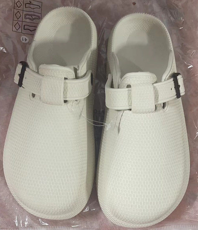 Chaussons d'intérieur légers à semelle souple et semelles en caoutchouc