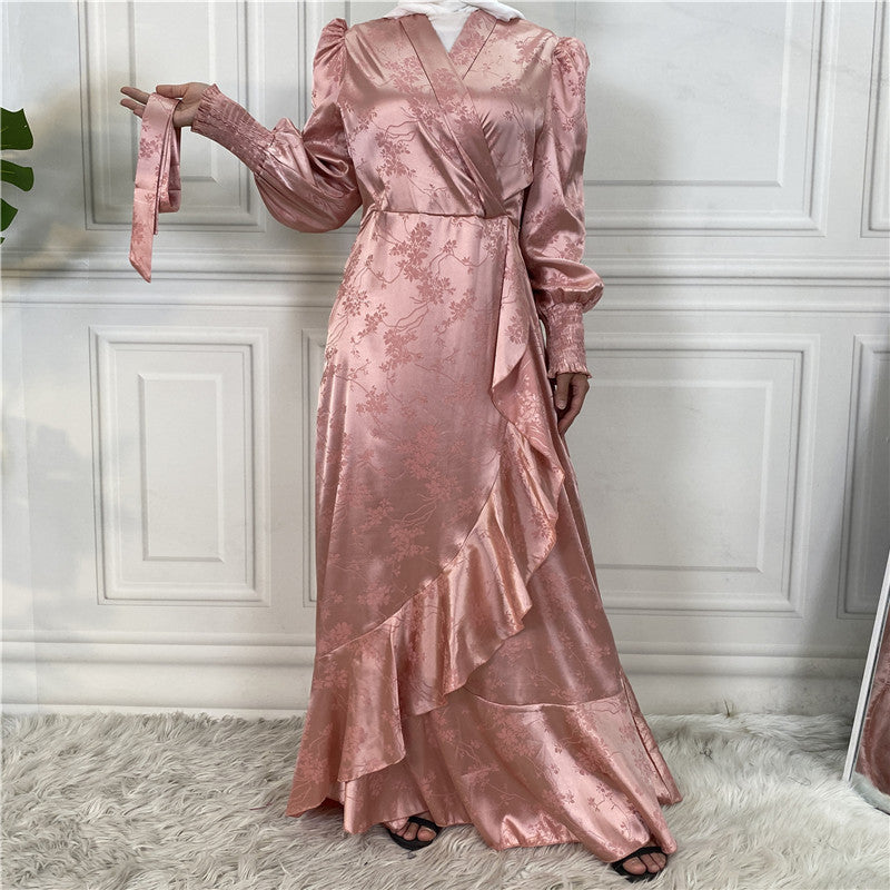 Nouvelle Mode Robe Musulmane Femme Patchwork