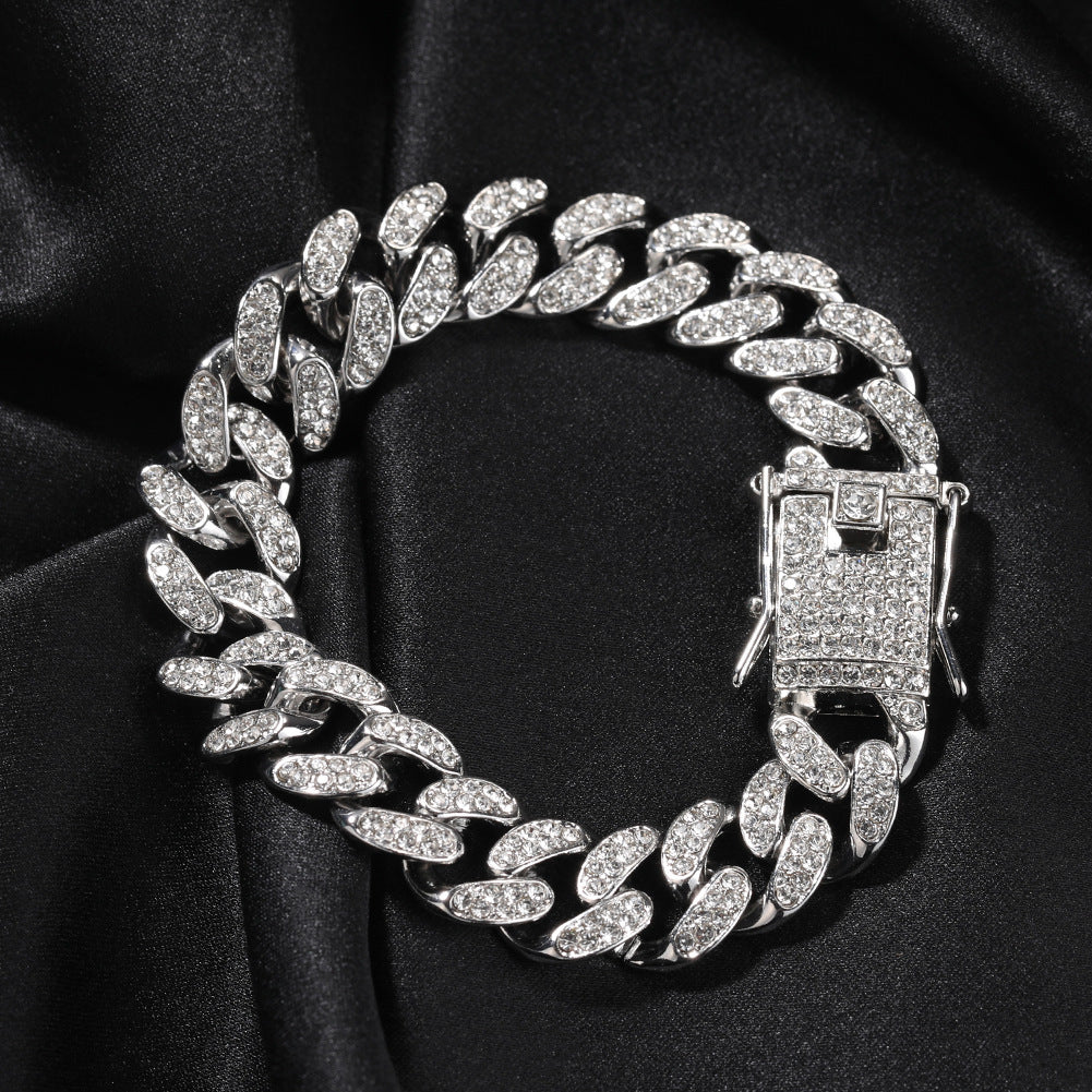 Men's Fashion Personality Alloy Cuban Bracelet