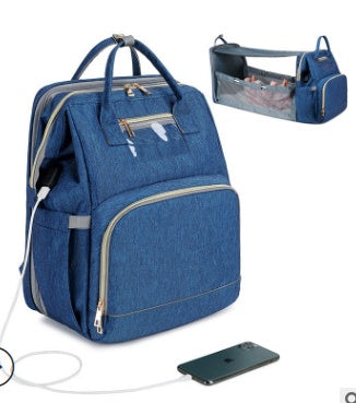 Tragbares faltbares Babybett, Multifunktionale Wickeltasche