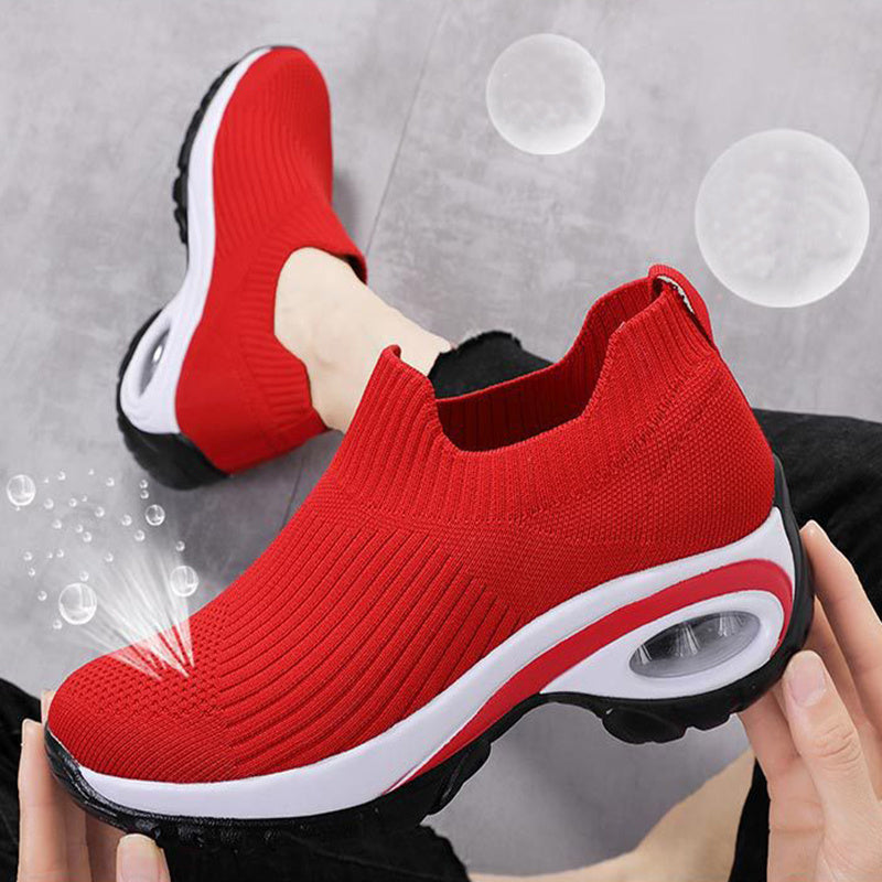 Sneakers Damen Air Cushion Mesh Atmungsaktive Laufsportschuhe