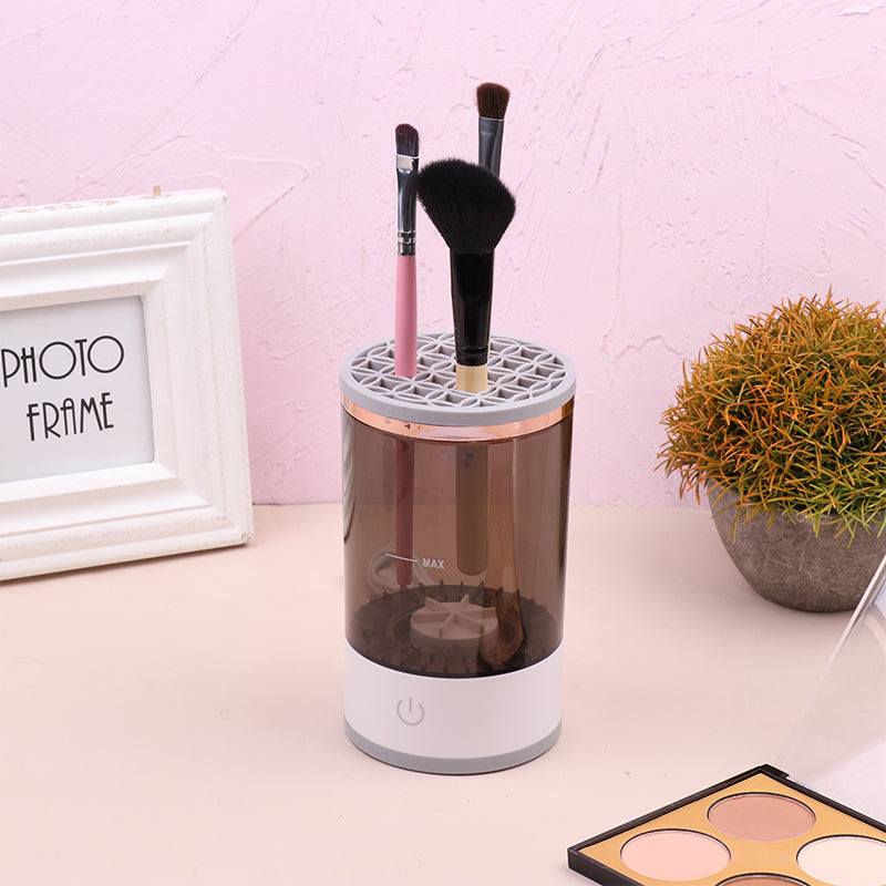 Women Lidschatten Pinsel Reinigungsgerät Tragbarer Elektrischer Make-up Pinsel Reiniger Mit USB-Aufladung Automatischer Kosmetikpinsel