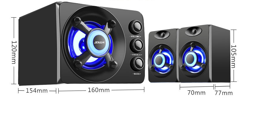 Stylish Desktop Home Speakers for Everyday Wear