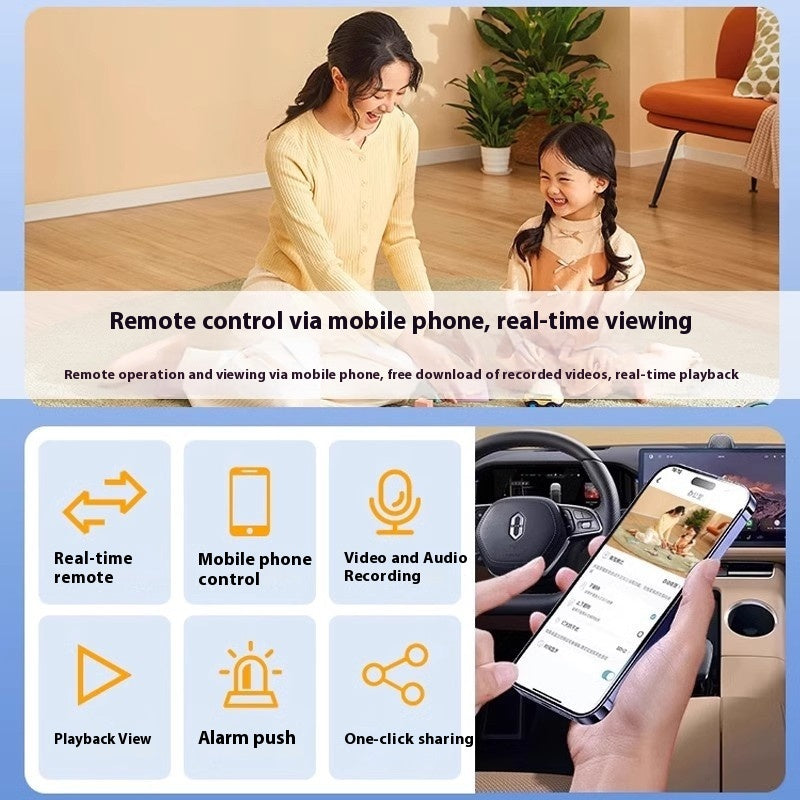 Trendy Battery Surveillance Camera Wireless Wifi Connection Mobile Ph