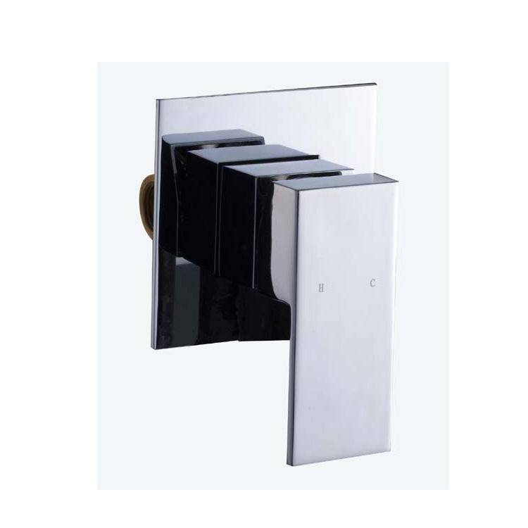 Accessoires de douche Mélangeur mural encastré carré Robinet de douche de salle de bain Robinet de salle de bain pour hôtel