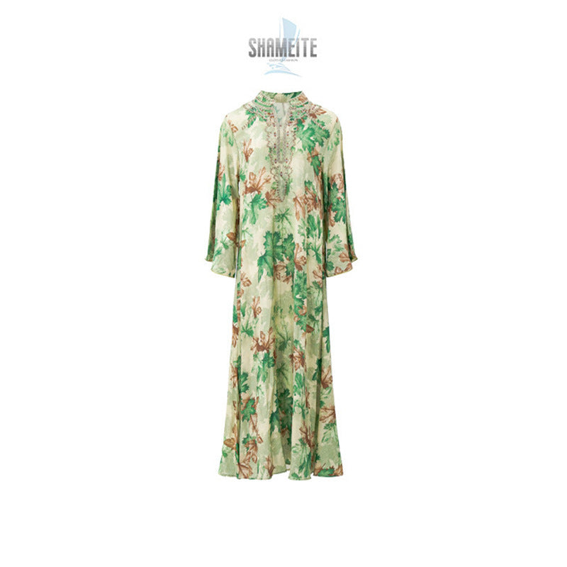 Muslimisches Kleid bestickte Mode Robe