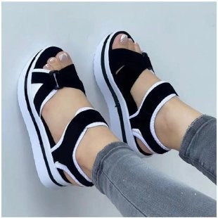 Bandage Design Schuhe Frauen Plattform Sandalen Sommer