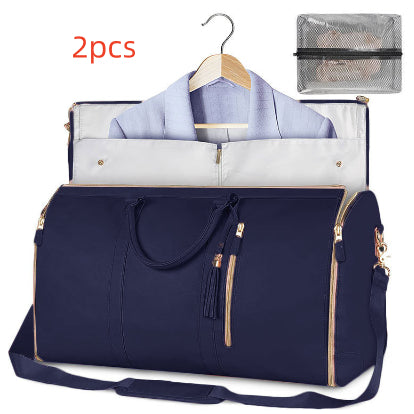 Sac de voyage grande capacité pour femme Sac à main Sac de costume pliant Sacs fourre-tout étanches pour vêtements