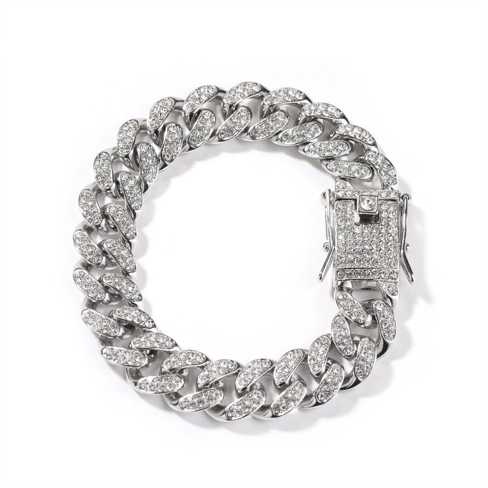 Men's Fashion Personality Alloy Cuban Bracelet