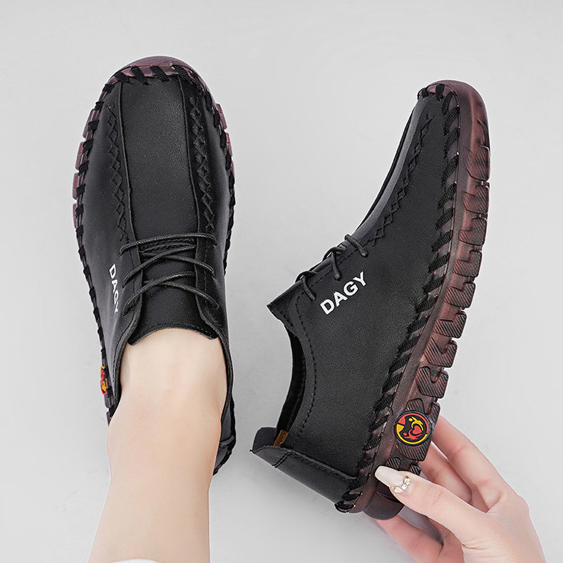 Comfortable Women Loafers Shoes Soft Leather Flats for Daily Wear