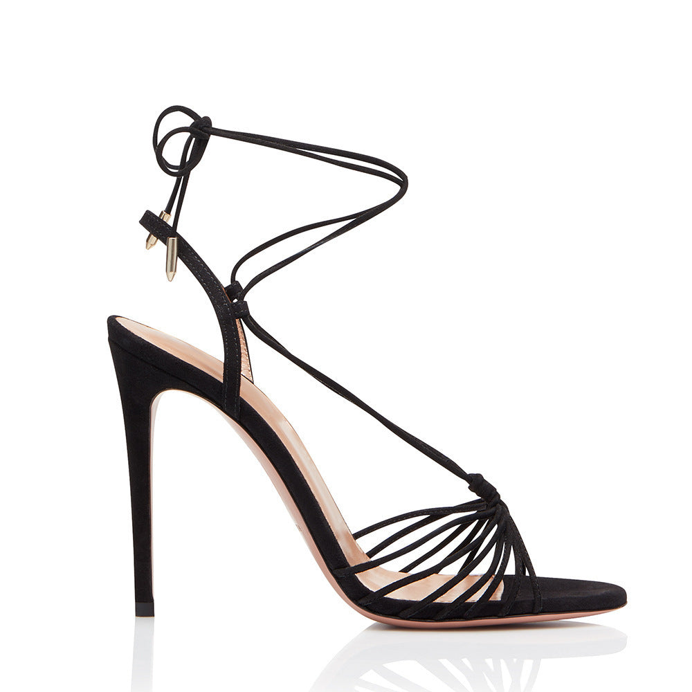 Fashion Sandalen Riemchen Stiletto-Absätze für Damen