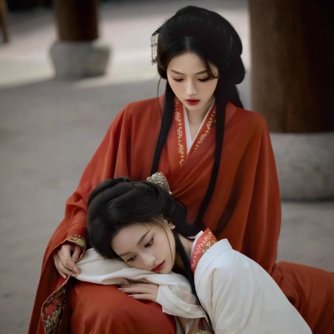 Hanfu moderne de style Royaumes combattants | Robe photographique Nouveaux styles de Hanfu