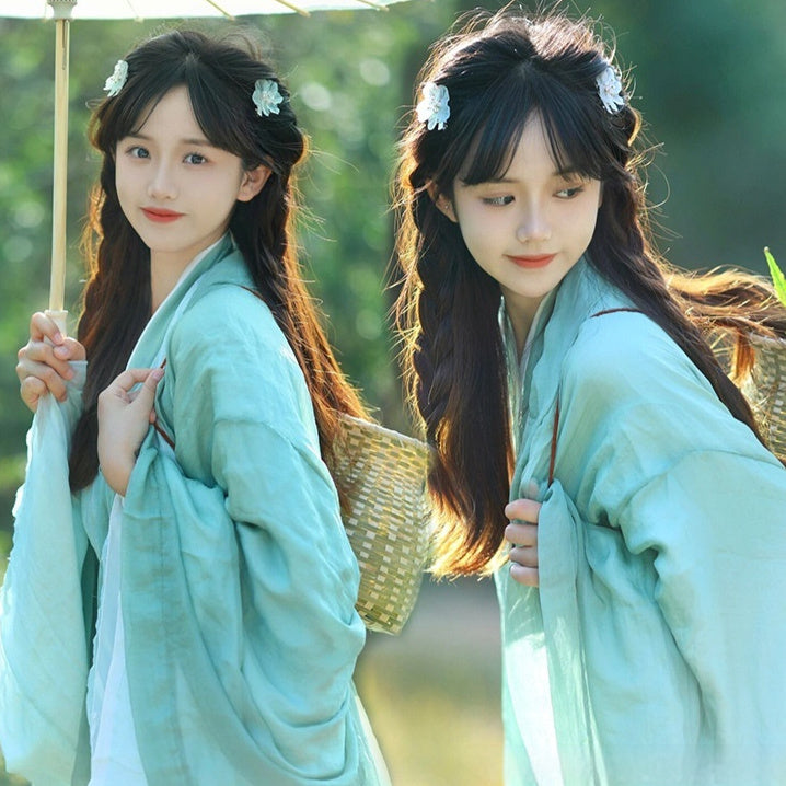 Hanfu moderne de style Royaumes combattants | Robe photographique Nouveaux styles de Hanfu