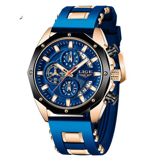 Chic Fashion Mens Watches Top Brand Luxury Silicone Sport Watch Men Q