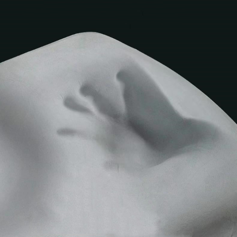 Memory Foam Massage Kissen Hilft beim Schlafen und schützt den Nacken Kissen Gestrickte Baumwolle Kissen Hausbettwäsche