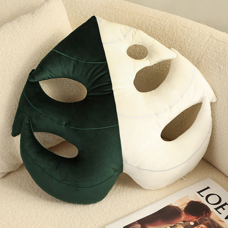 Coussin plante verte Philodendron