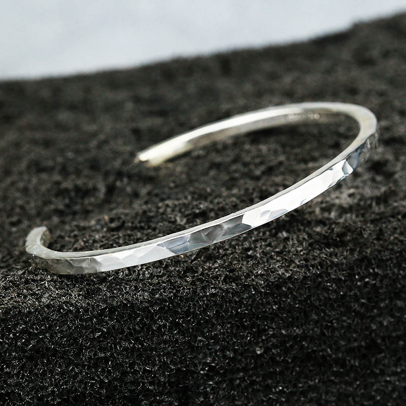 Sterling Silber S925 Damen Hammer Armband