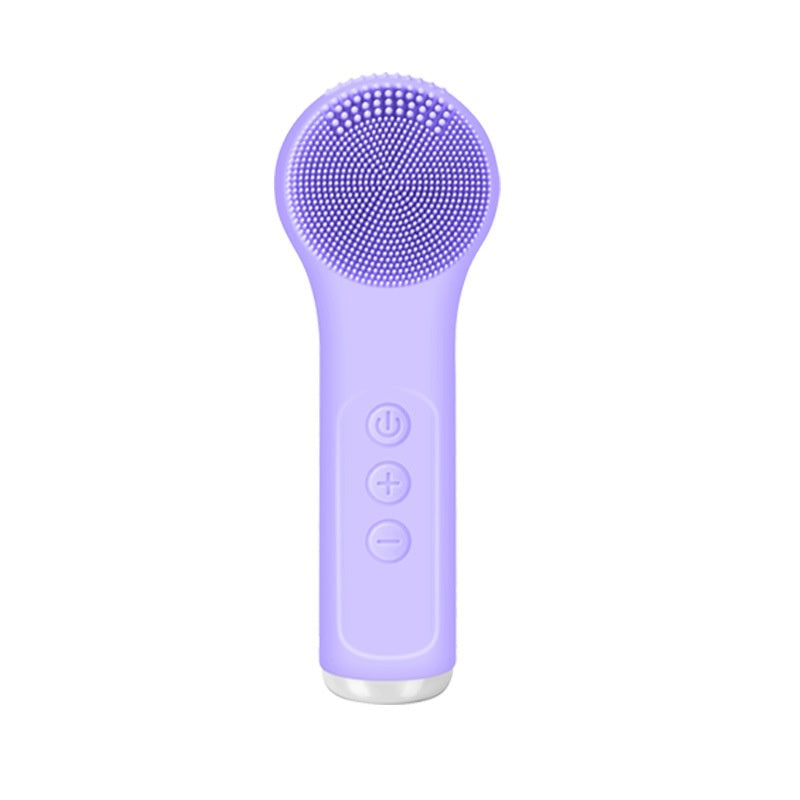 Silicone Facial Cleansing Device Pore Cleanser Face-cleaning Tool Deep-cleaning Electric Facial Brush