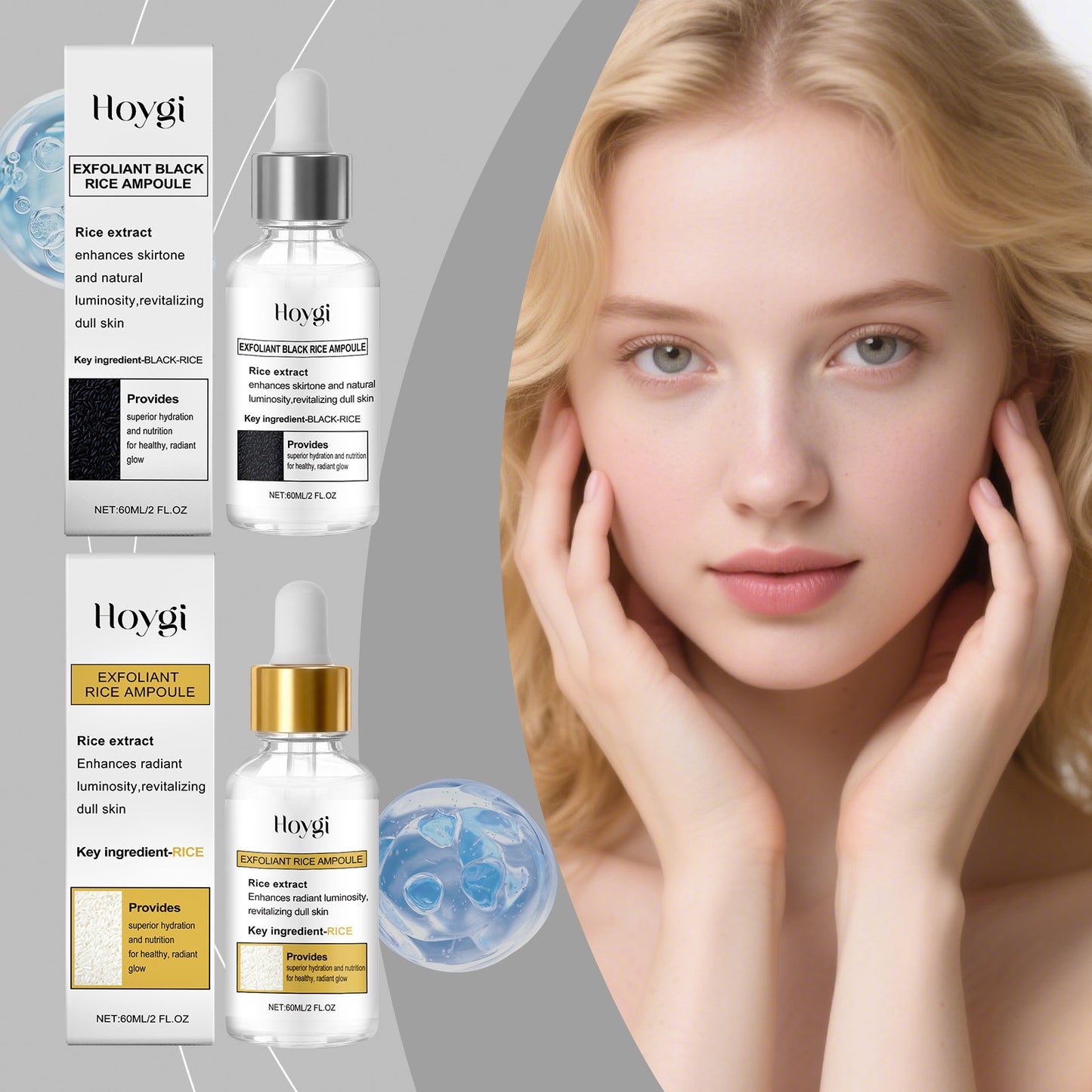 Gentle Facial Cleanser Moisturizing Serum For Soft Smooth And Hydrated Skin