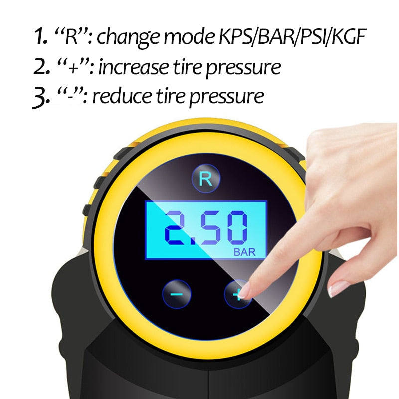 Automatischer tragbarer Handheld Digital LED Smart Auto-Kompressor