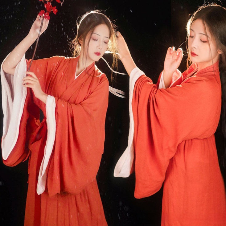 Hanfu moderne de style Royaumes combattants | Robe photographique Nouveaux styles de Hanfu