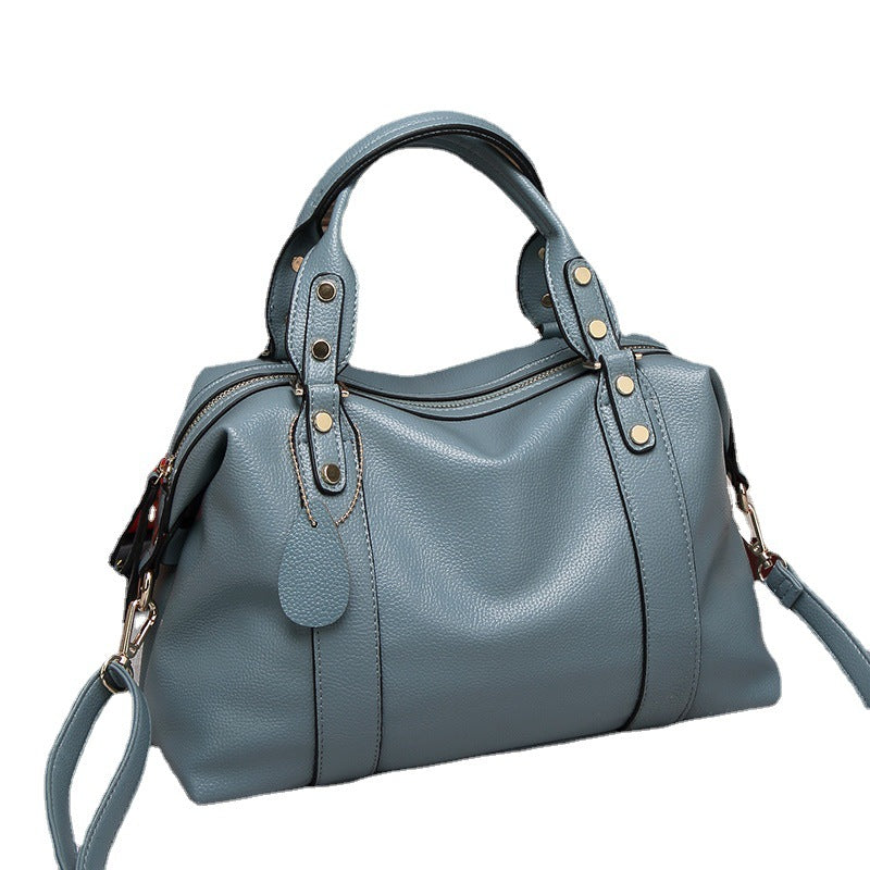 Sac à bandoulière Boston mode Sacs à main pour femmes Design rétro avec rivets Sacs à bandoulière personnalisés