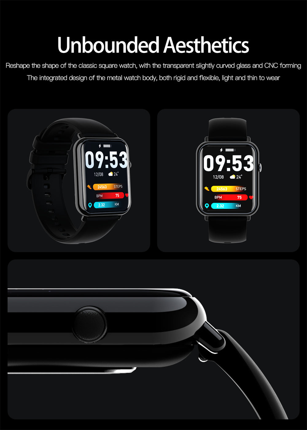 Trendy Smart Waterproof Watch for Modern Living