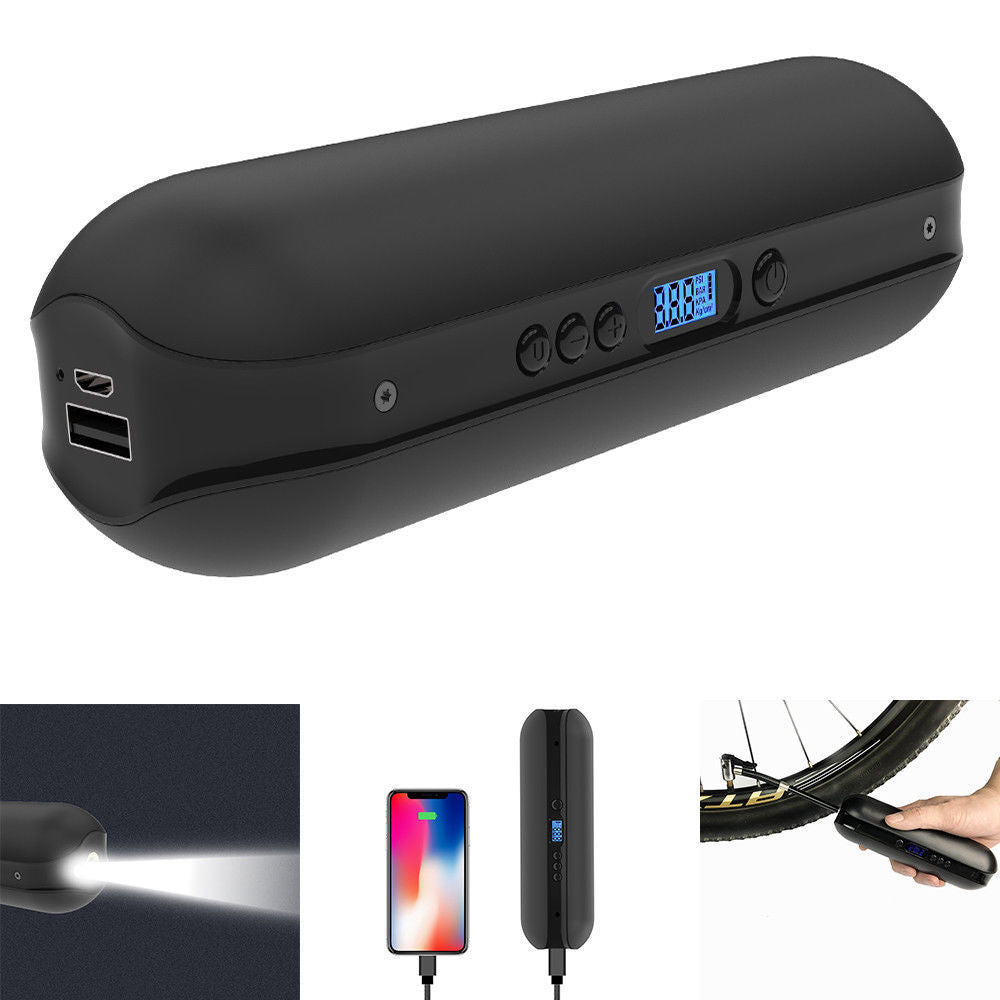 Gonfleur électrique pour vélo, sans fil et rechargeable, pour pneus de vélo de route, voiture, 150 PSI